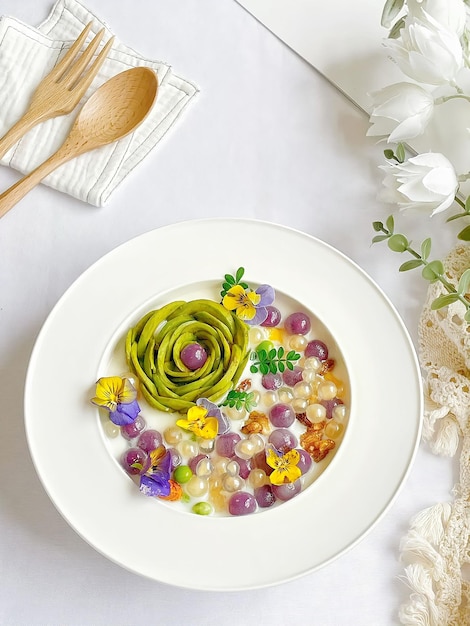 Talerz domowego dania